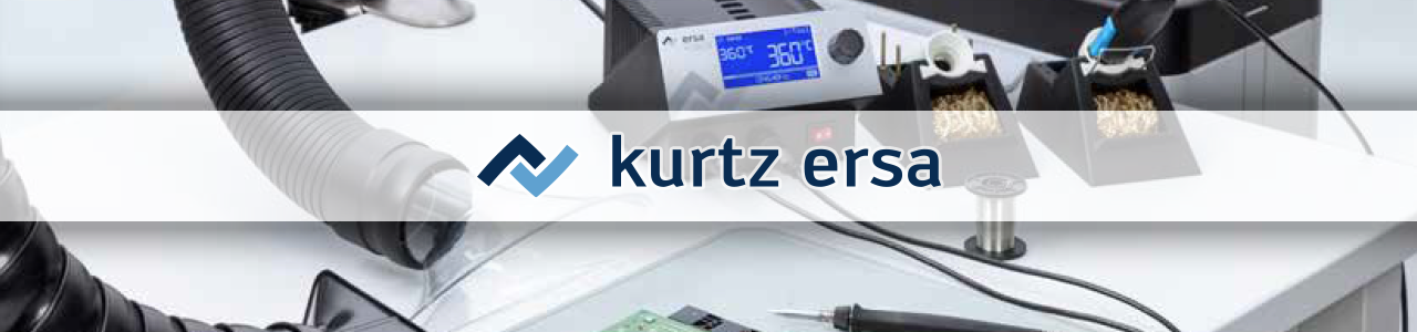 kurtz ersa soldering stations and fume extractors