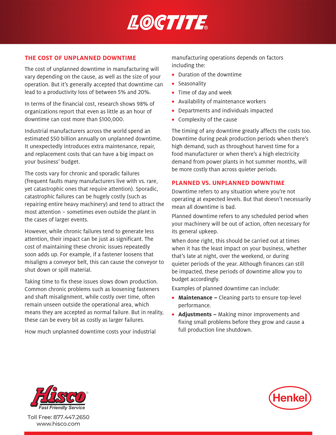Impact of Unplanned Downtime in Industrial Manufacturing p2