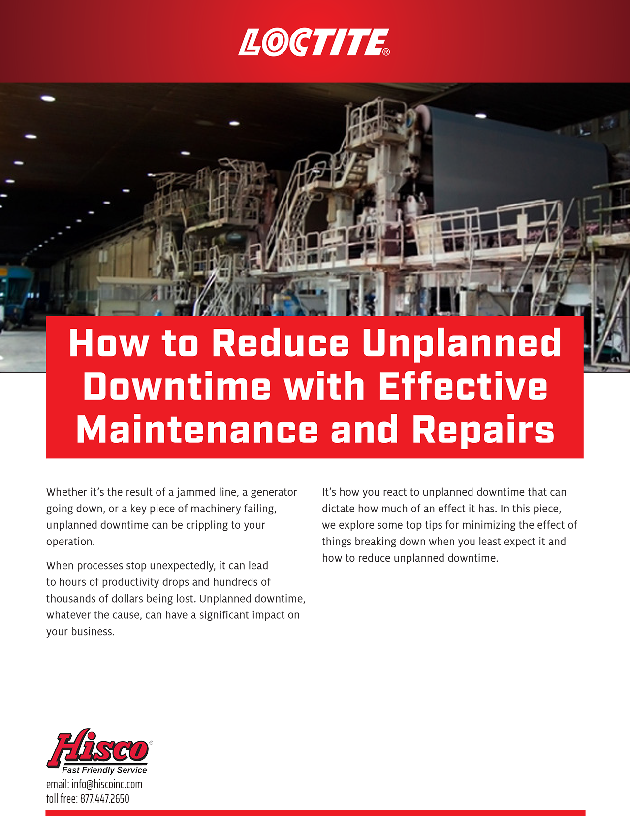 How to Reduce Unplanned Downtime with Effective Maintenance and Repairs p1