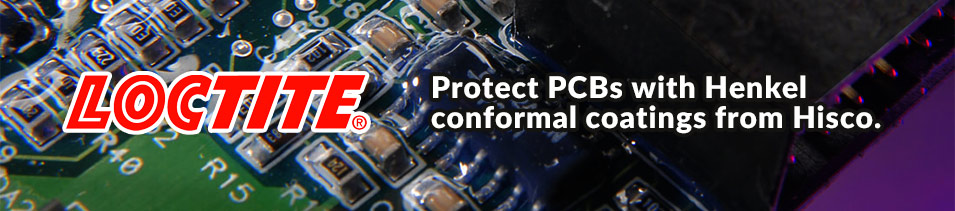 Protect PCBs with Henkel conformal coatings from Hisco.