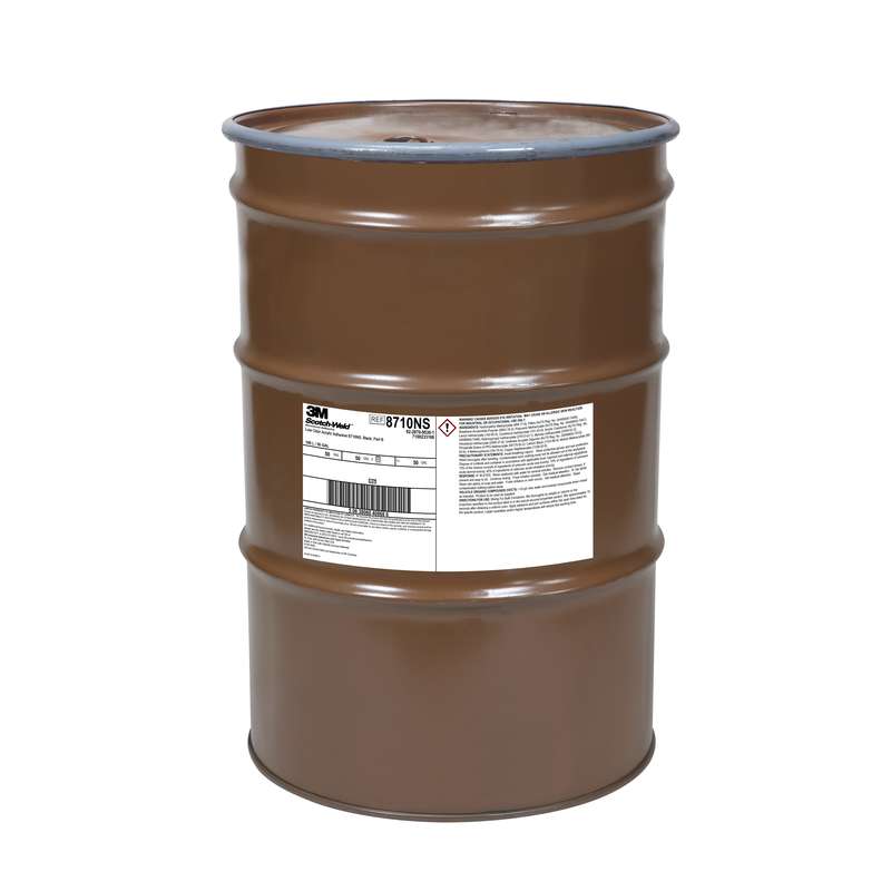 3M™ Scotch-Weld™ Low Odor Acrylic Adhesive, Black, 8710NS, Part B, 50 Gallon Drum