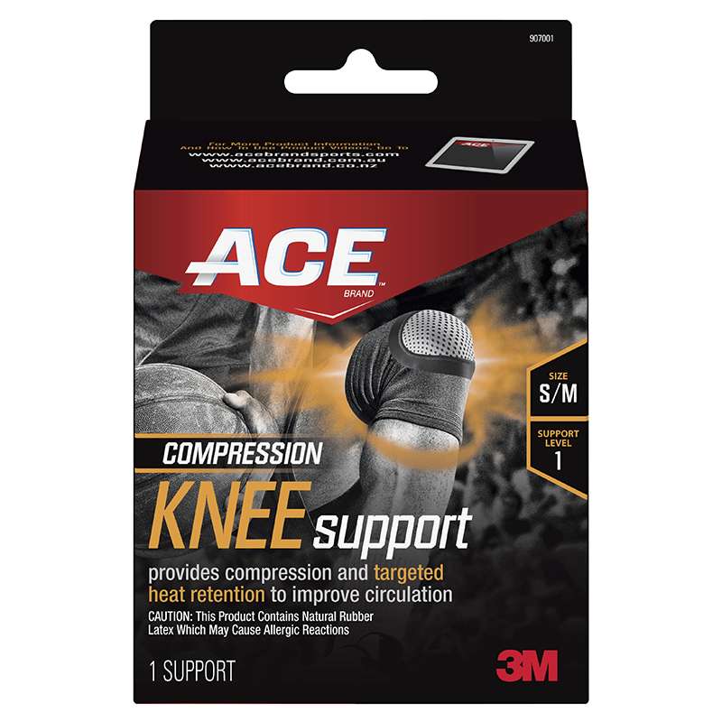 ACE™ Compression Knee Support 907001, SM/MED