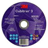 3M™ Cubitron™ 3 Cut-Off Wheel, 90038, 60+, T1, 6 x 0.045 x 7/8in, ANSI, 25 per Packages, 2 Packages per Case redirect to product page