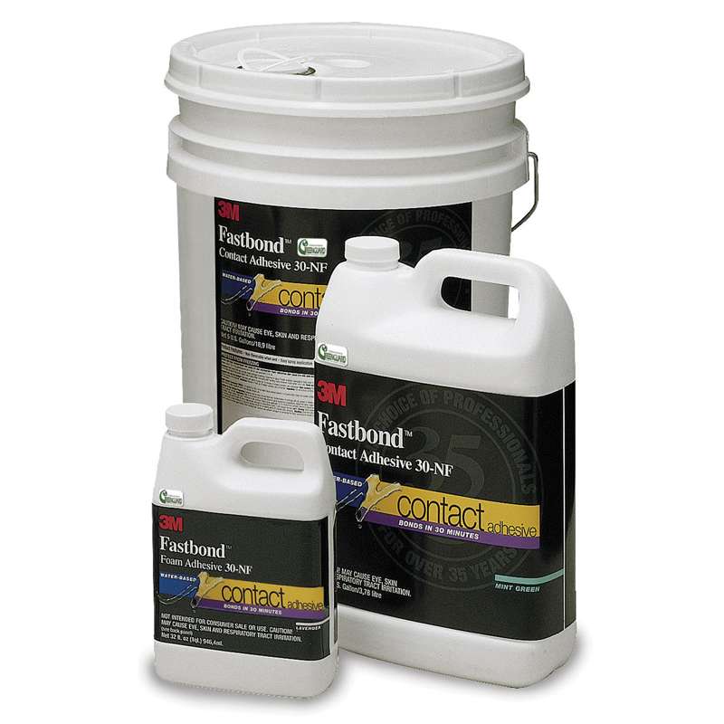 3M™ Fastbond™ Contact Adhesive 2000NF Blue, 270 Gallon Recyclable Poly Tote with Cage, IBC