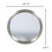 Command™ Bath Mirror, Satin Nickel, BATH35-SN-ES