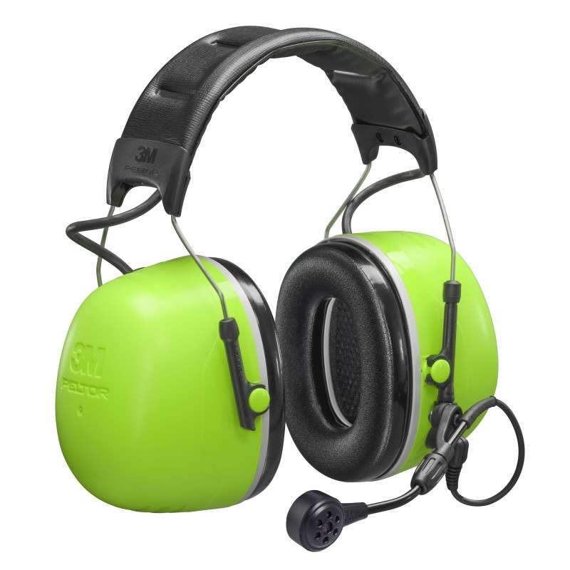 3M™ PELTOR™ CH-5 High Attenuation Headset - MT73H450A-77 GB - Flex Connector - Headband - 31dB NRR