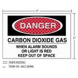 3M™ Diamond Grade™ Fire Fighting Sign 3MN302DG, "DANGER…SPACE", 9 in x 6 in, 10/Package redirect to product page