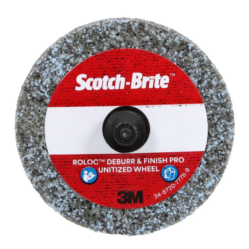 Scotch-Brite™ Deburr and Finish Pro Unitized Wheel, 3in x .25 in