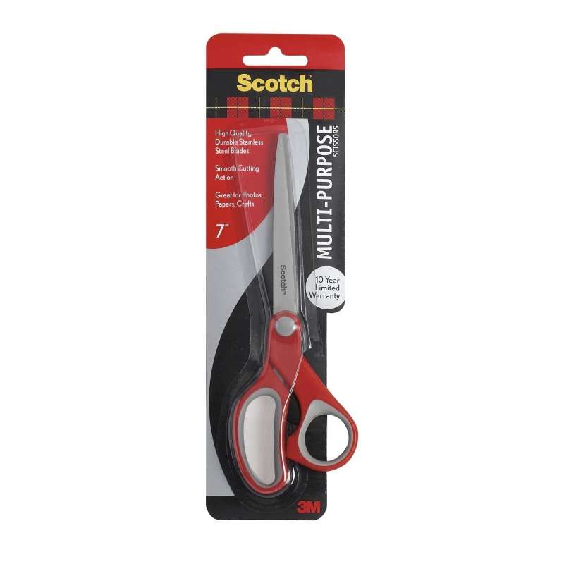 Scotch™ Multi-Purpose Scissors 1427, 7 in, 6/Inner, 6 Inners/Case, 36/1