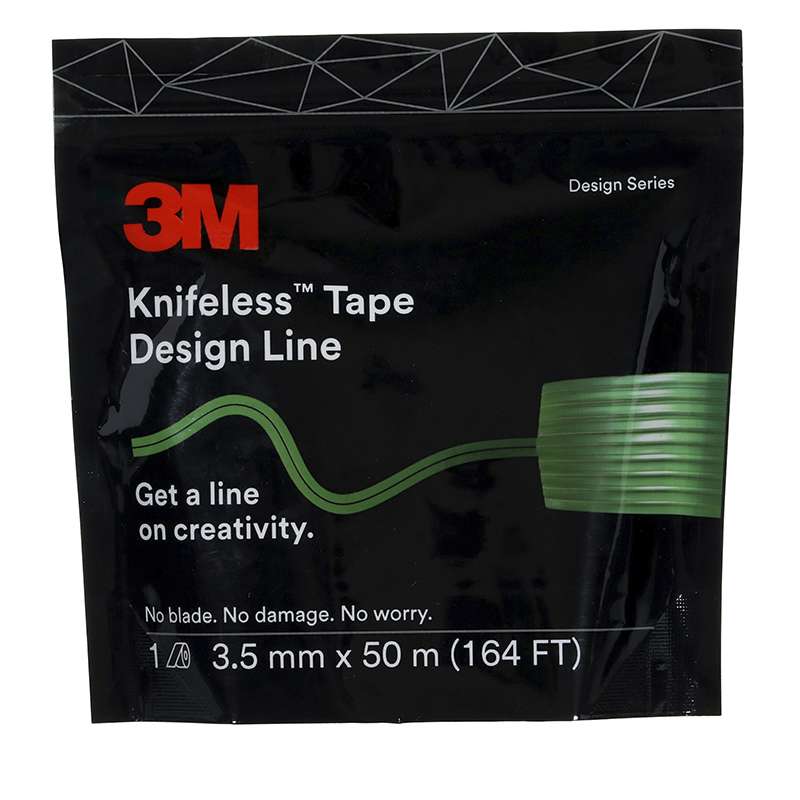 3M™ Design Line Knifeless Tape KTS-DL1, Green, 3.5 mm x 50 m, 20/Case