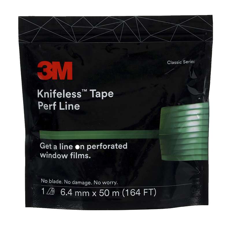 3M™ Perf Line Knifeless Tape, KTS-PERF1, Green, 6.4 mm x 50 m, 10/Case