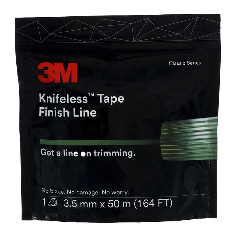 3M™ Finish Line Knifeless Tape KTS-FL1, Green, 3.5 mm x 50 m, 20/Case