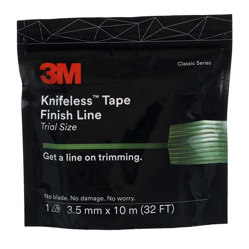 3M™ Finish Line Knifeless Tape KTS-FL2, Trial Size, Green, 3.5 mm x 10 m, 20/Case