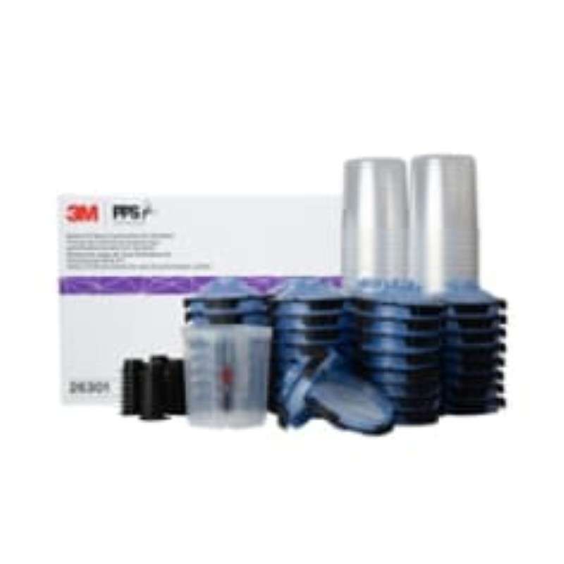 3M™ PPS™ Series 2.0 Spray Cup System Kit, 26301, Standard (22 fl oz, 650 mL), 125 Micron Filter, 1 kit per case
