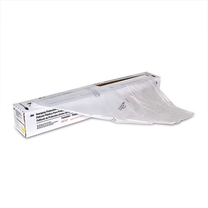 3M™ Overspray Protective Sheeting, 06727, 12 ft x 400 ft, 1 per case