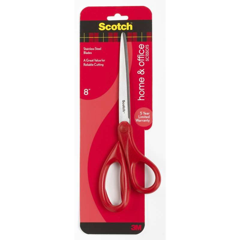 Scotch™ Home & Office 8 in Scissors 1408, 6/Inner, 6 Inners/cs, 36/1