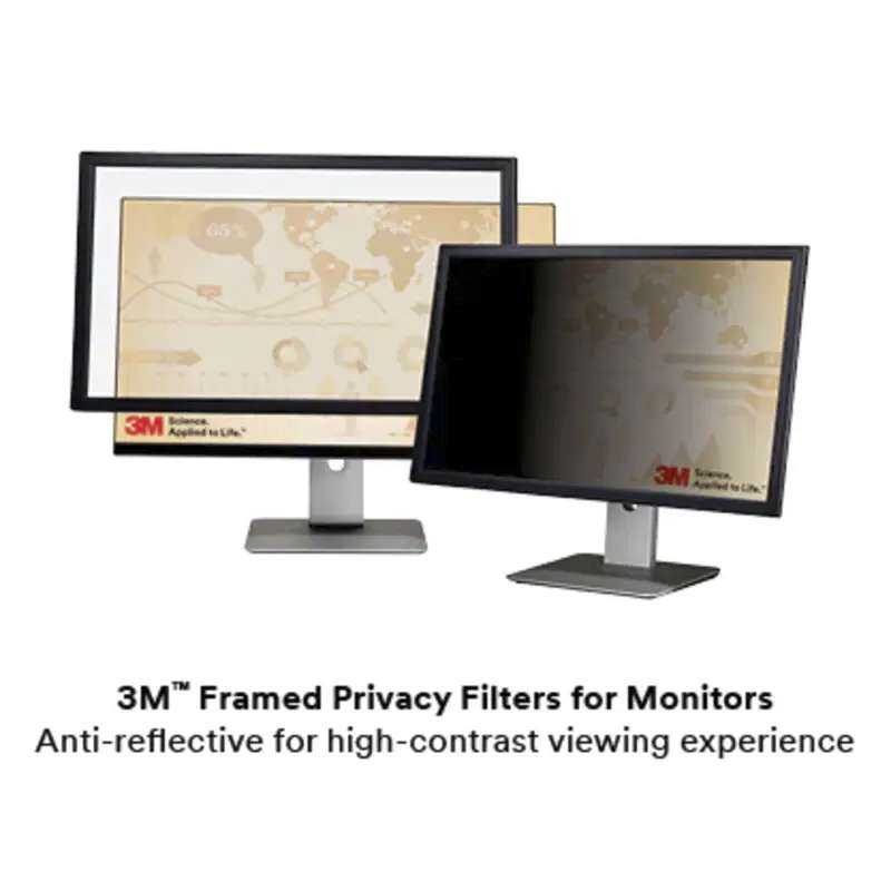 3M™ Framed Privacy Filter for 22in Monitor, 16:10, PF220W1F