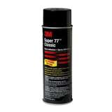 3M™ Super 77™ Classic Spray Adhesive, Clear, 24 fl oz Can (Net Wt 16.5 oz), 12/Case, NOT FOR SALE IN CA AND OTHER STATES redirect to product page