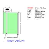Desktop Direct Thermal Labels, 4in x 2in, 1in Core, 735 Labels/Roll, 4 Rolls/Case redirect to product page