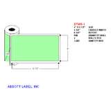 Direct Thermal Labels, Permanent Adhesive, 3" Core, 4.0" x 6.5" 900 Labels/Roll redirect to product page