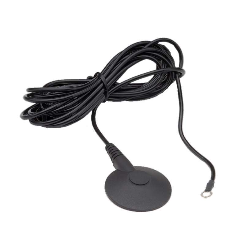 Low Profile ESD Mat Grounding Cord with 10mm Male Snap, 10' Length