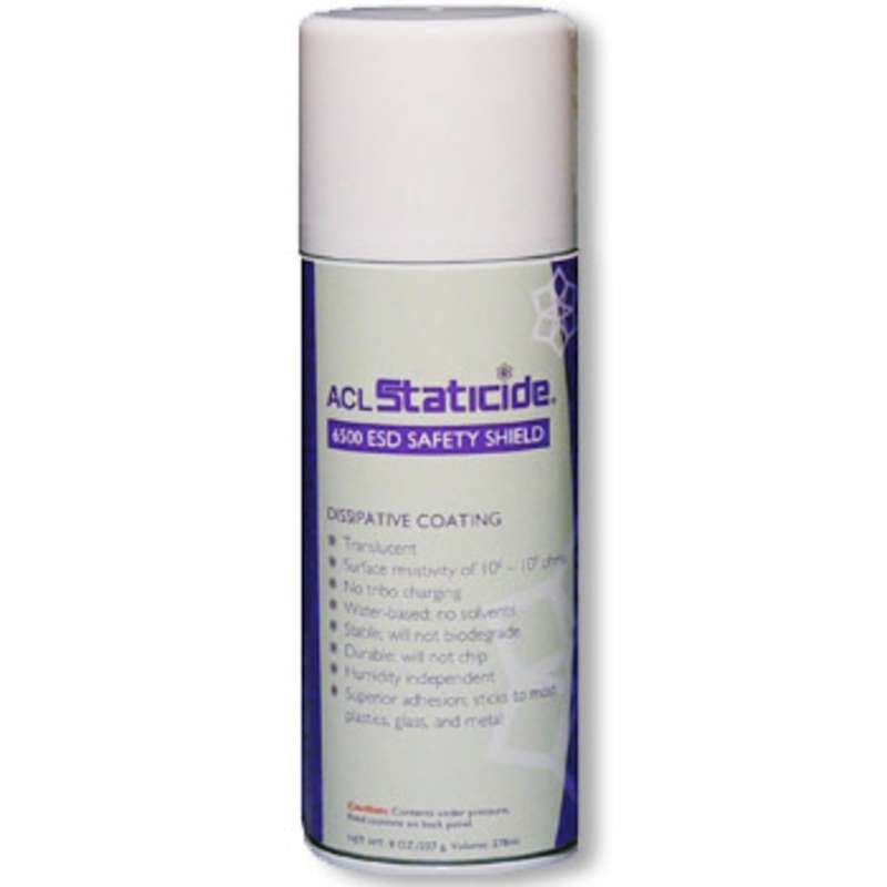 Clear Dissipative Safety Shield Staticide® Aerosol Coating, 8 oz.