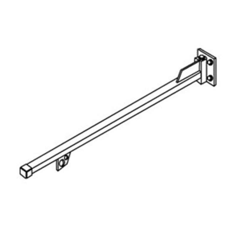Wall and Floor Mounted 3' Swinging Jib (Includes Balancer Trolley, End Caps, and End Stops)