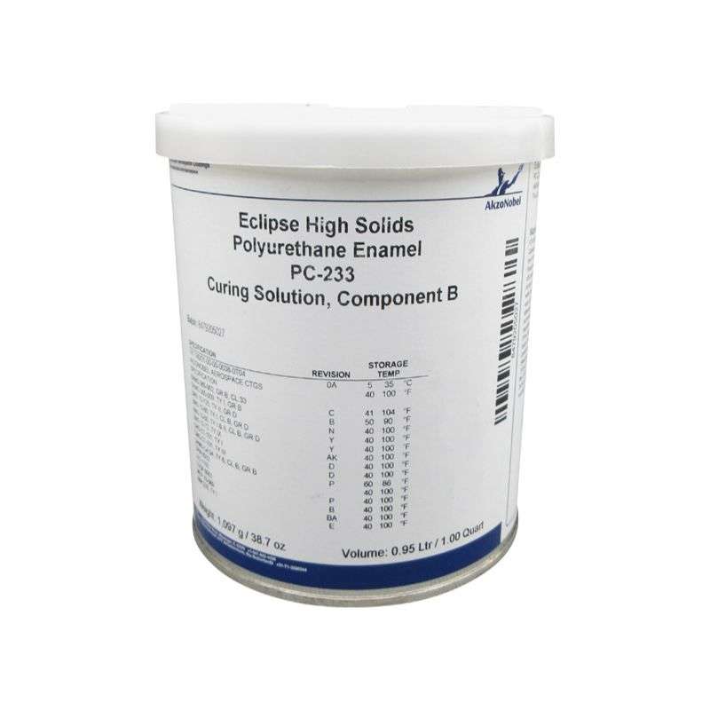 PC-233 Eclipse® High Solids Polyurethane Enamel Curing Solution, 1 Gallon