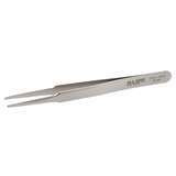 Style 2A-SA Stainless Steel Anti-Magnetic Swiss High Precision Tweezers with Flat Round Tips, 4-3/4" Long redirect to product page