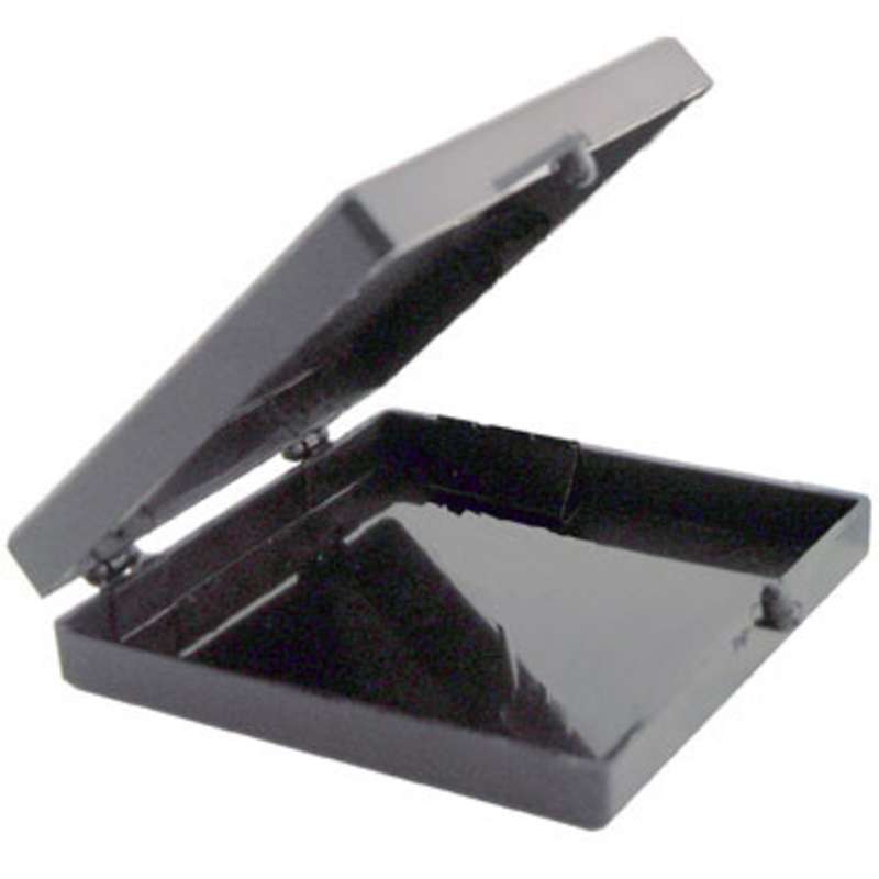 Hinged Conductive Plastic Box, 2-7/8 x 2 x 3/4"