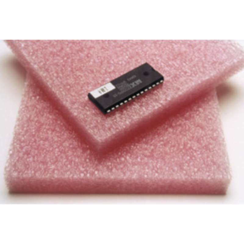 Anti-Static Pink Closed Cell Polyethylene Foam, 1/2 x 24 x 36