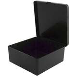 Conductive Hinged Plastic Box, 3 x 3 x 1-1/4" redirect to product page