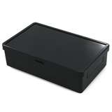 Hinged Conductive Plastic Box, 11 x 6-1/2 x 1-3/4" redirect to product page