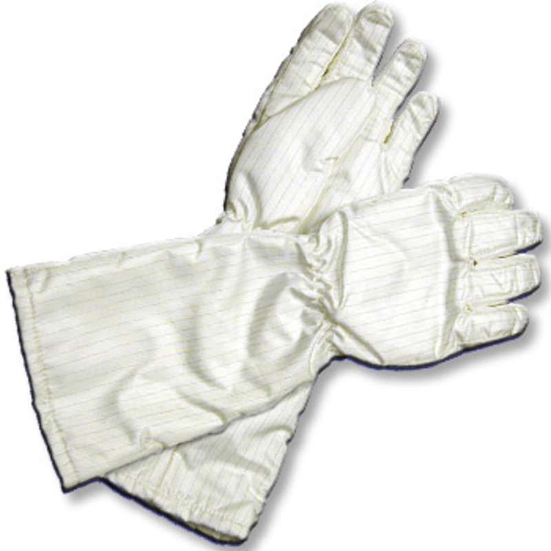 ESD-Safe Cleanroom 572F High Temp Gloves, 16" Long, Unisex Small