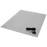 2-Layer Diss/Cond Smooth Heavy Duty Rubber Worktop Cut Mat, Gray, 24" x 36" x .080" (Hardware Included) redirect to product page