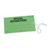 ESD-Safe Green "Special Instructions" Paper Tags, 2-3/4 x 5", 100 per Package redirect to product page