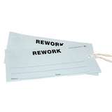 ESD-Safe Blue "Rework" Paper Tags, 2-3/4 x 5", 100 per Package redirect to product page