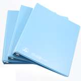 ESD-Safe 3-Ring Binder, 1" Rings, and Clear View Dissipative Outside Pocket, Blue redirect to product page