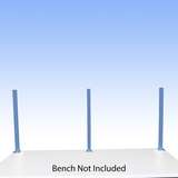 Work Surface Mounted Uprights for 96" and 120" All-Spec Heavy-Duty Benches redirect to product page