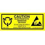 Label, Yellow/Black 1" x 2-1/2" 1000/Roll "Caution Sensitive Devices" redirect to product page