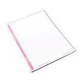 ESD-Safe White and Pink Lined Paper Notepad with Top Glued Edge, 80 Sheets, 8-1/2 x 11" redirect to product page