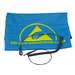 ESD-Safe Workstation Cover with Reaching Hand Logo, 4mm Snap and 6' Cord, Blue, 72 x 36"