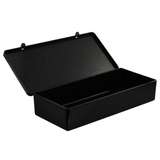 Hinged Conductive Plastic Box, 11 x 5-1/4 x 2-1/4" redirect to product page