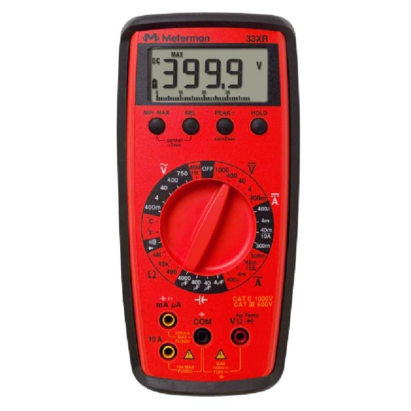 Manual Ranging Digital Multimeter with Temperature and Capacitance