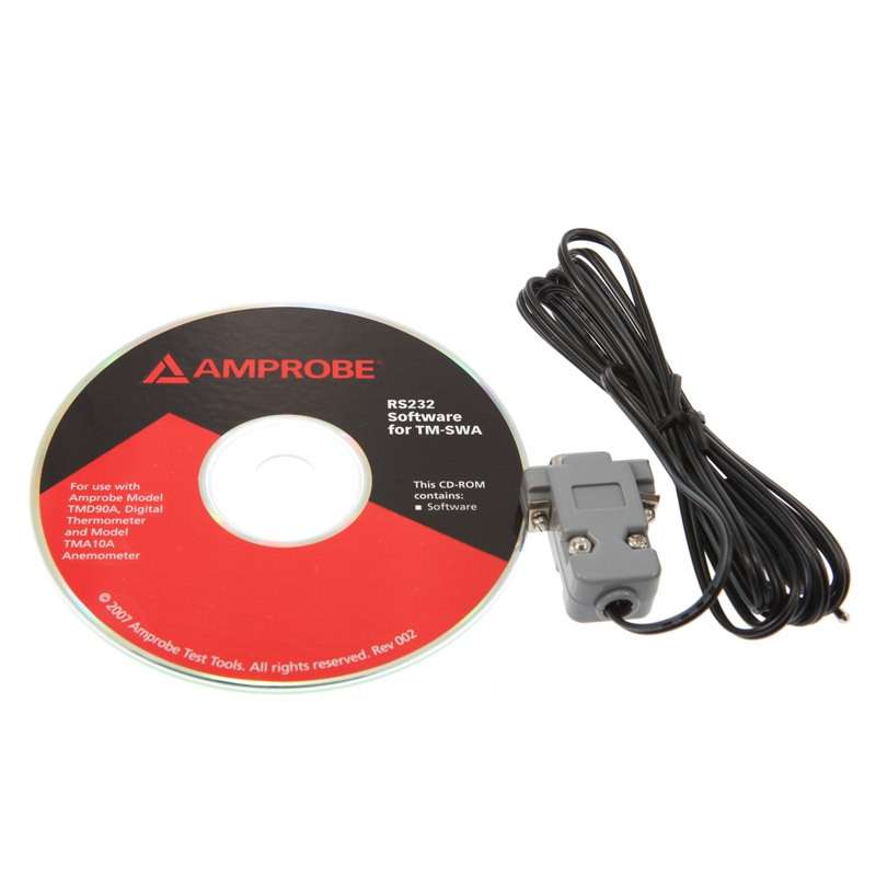 RS232 Software and Cable to Interface TMD90A and TMA10A to a PC