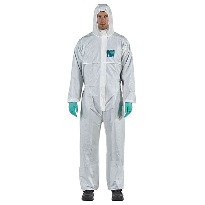 Model 111 white hooded overall
