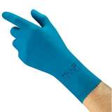 blue glove on hand redirect to product page