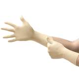 AccuTech® Powder Free Smooth Natural Color 7mil Latex Glove, Large, 11" Long, 100 per Bag redirect to product page