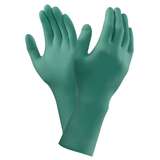 TouchNTuff™ 93-300 Powder Free Smooth Green 5mil Latex Glove, Large, 12" Long, 1000 per Case redirect to product page