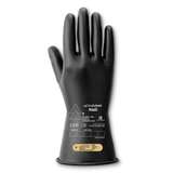 black rubber glove with printing redirect to product page